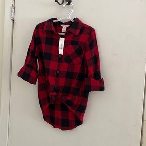 Joe Fresh girls flannel top
